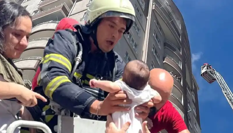 Kayseri'de 14 Katlı Bina Yangını: Korku Dolu Anlar ve Kahramanlık Hikayeleri