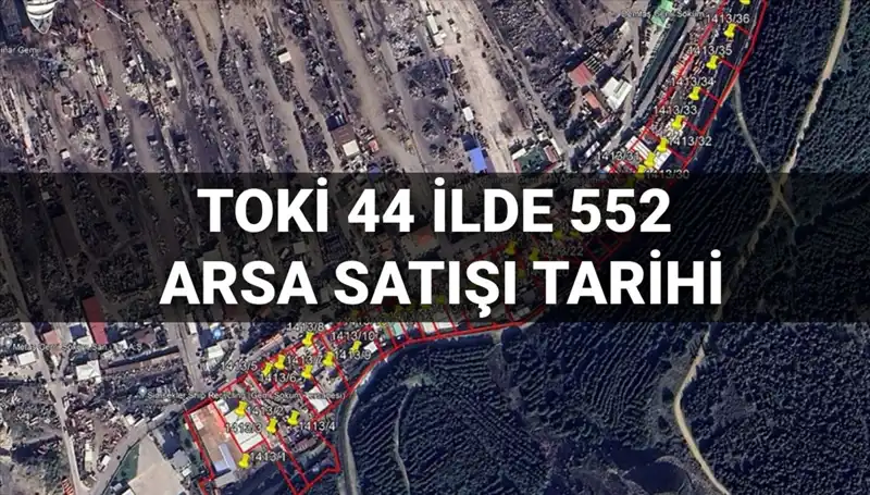 TOKİ, 44 İlde 552 Arsa Satışı ile Yeni Fırsatlar Sunuyor