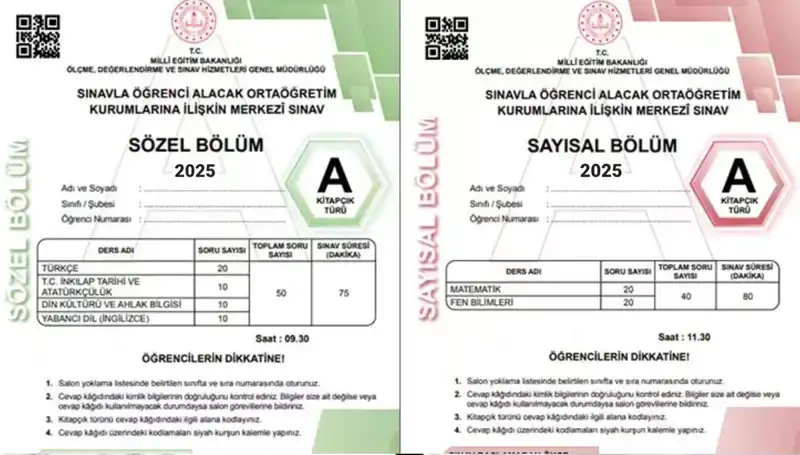 2025 LGS Sınavında Soru ve Cevap Anahtarı Yayın Tarihleri Açıklık Kazandı