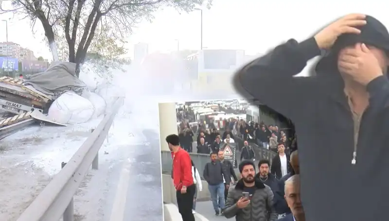 D-100'deki Alçı Yüklü TIR Kazası Trafiği Durma Noktasına Getirdi