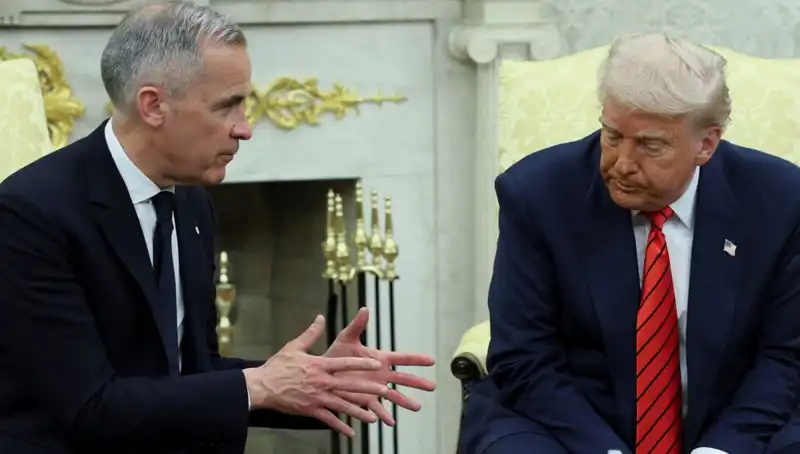 Trump’tan Beyaz Saray’da Sıcak Tartışma: Kanada’ya Yönelik Sert Eleştiriler