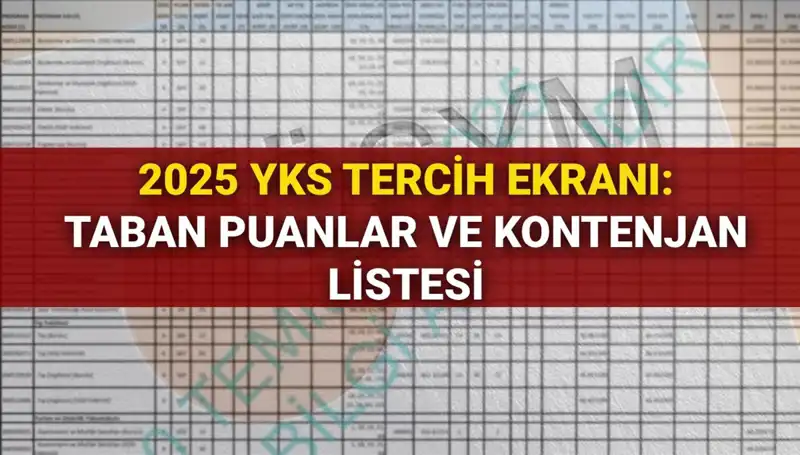 YKS Tercih Süreci Başladı: Üniversite Tercihleri ve Taban Puanları