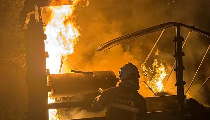 Tır Yangını Ormanda Felakete Neden Oldu: Yangından Etkilenen Alanlar Belirlendi