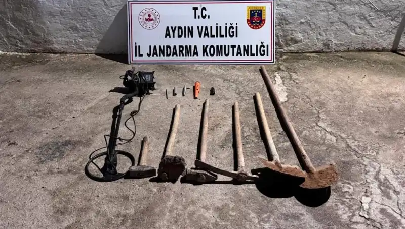Aydın'da Kaçak Kazı Operasyonunda Suçüstü: Ekipler Harekete Geçti