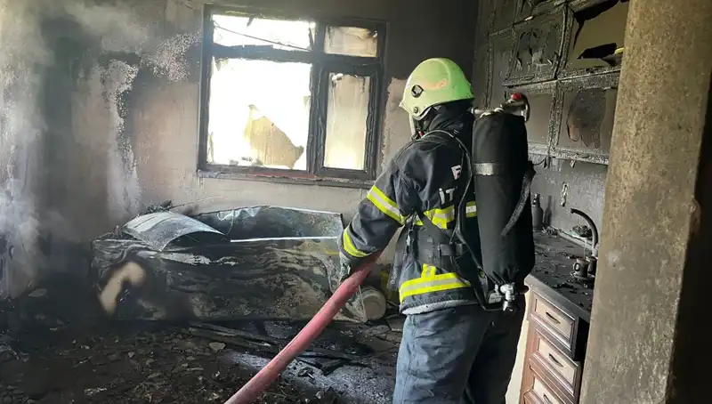 Yangın Mutfağı Kül Etti: Bir Evde Korkutan Anlar