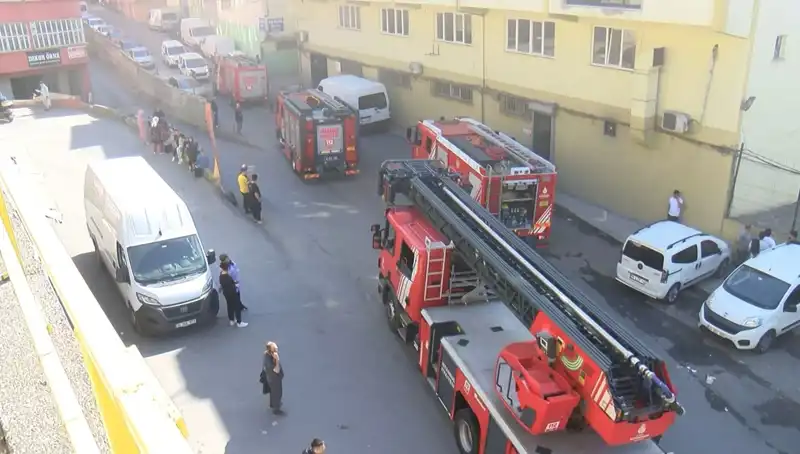 İstanbul'da Tekstil Atölyesinde Yangın: Panik ve Zarar Büyüdü