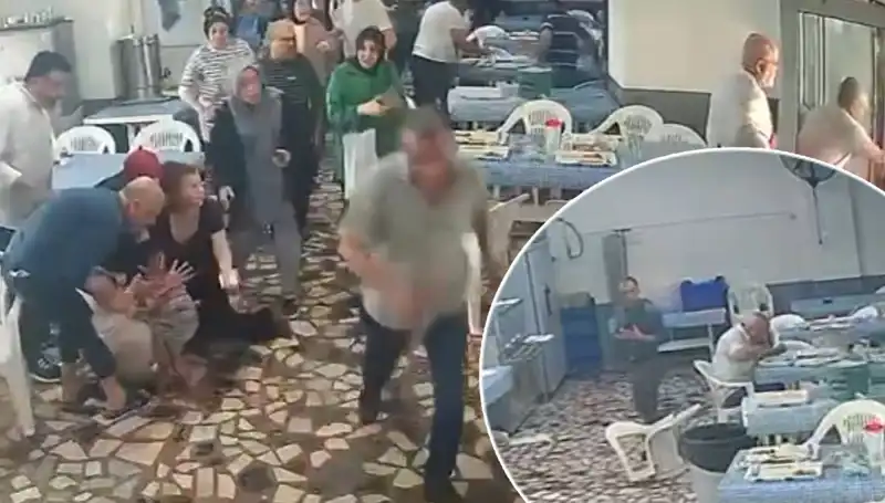 Deprem Anında Yemekhanede Yaşanan Şaşırtıcı Olay: Yemeğini Bırakmayanlar!